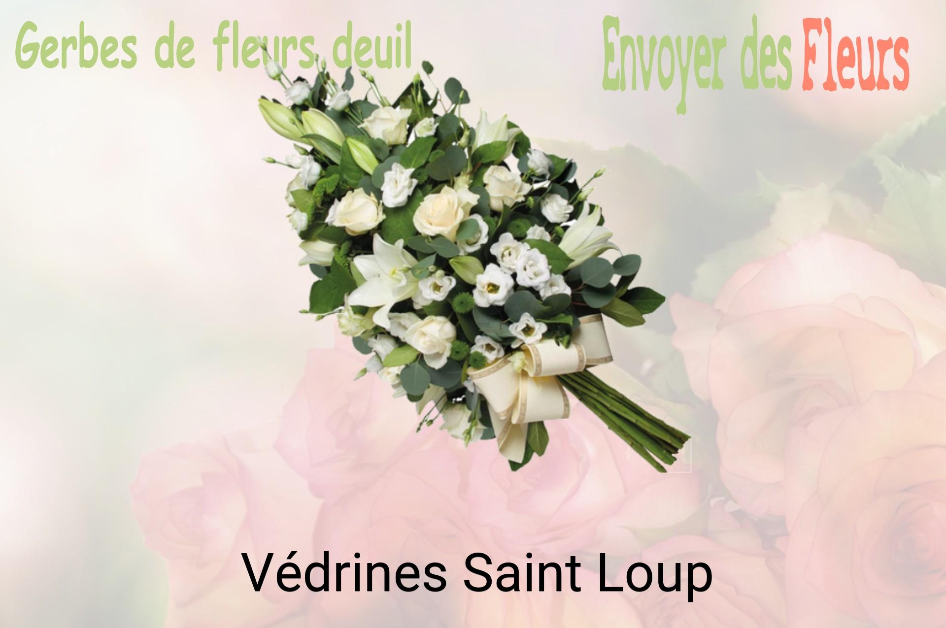 Gerbe de fleurs de deuil livrée à Védrines-Saint-Loup